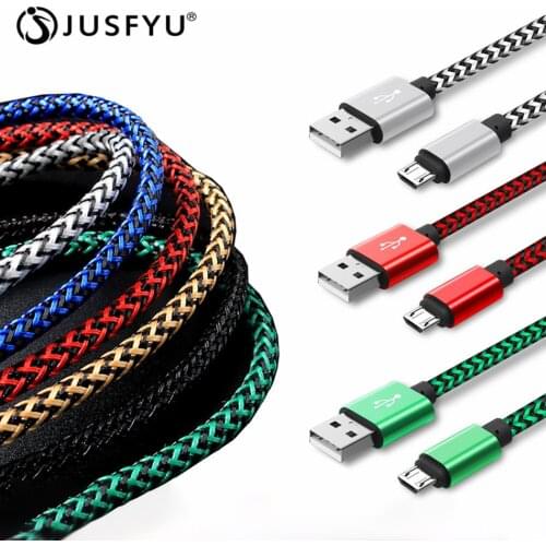 1M/2M/3M Long Micro USB Aluminum Alloy Data Charger Cable Lead for iPhone 5 5S 6 6S 7 7S 8 10X IOS Andriod System for Cell Phone