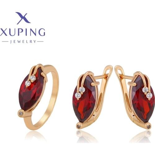 Xuping Summer Sale Fashion Ring and Earring Set on Promotion for Women ZBS682