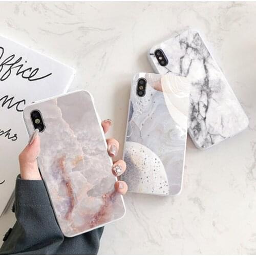 Soft TPU Coque For Huawei P30 P20 P40 Mate 20 Pro Lite E P Smart Y9 Prime Y7 Y6 2019 2021 Y7P Y7a Nova 5T 8 Pro Marble Case Etui