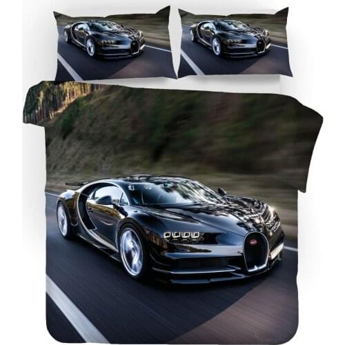 Cars Duvet Cover Set Twin Queen Size Formula Race Car Automobile Motorized Sports Theme Strong Engine 3 pcs Bedding Set Gifts