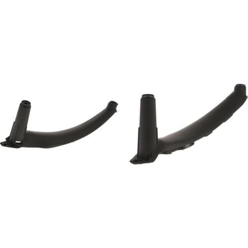 2pcs Left+Right Inner Door Panel Handle Pull Trim Cover For BMW E70 X5 SAV(2007-2013) E71/E72 X6 SAV (2008-2014)