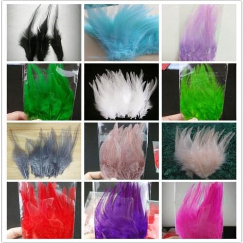 New! Sale of pheasant neck feathers 20pcs long 4-6 inch / 10-15 cm beautiful natural feather jewelry DIY decoration