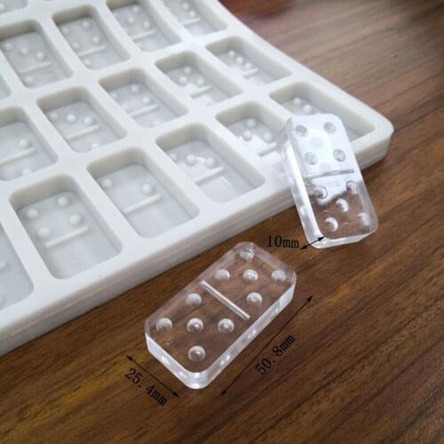Domino brand silicone mold Gingerbread Cookie Mould Resin clay aromatherapy plaster cake tool