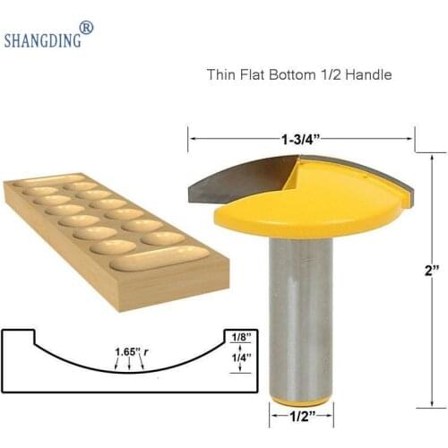 Handle And Round Bottom Carving Machine Carpentry Milling Cutter Engrave Milling Cutter Carpentry Carving Knife Yellow Paint