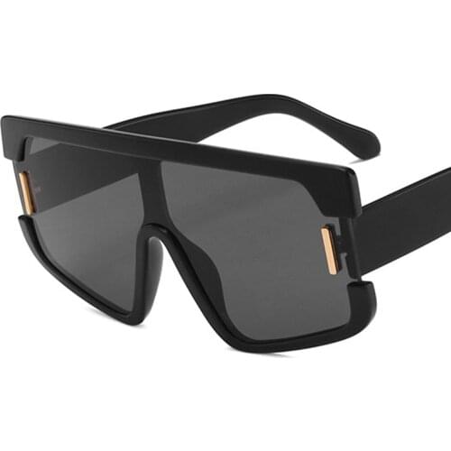 Vintage Pilot Sun Glasses For Women Trendy 2020 Fashion Luxury Brand Oversized Gradient Shades Trendy Sunglasses Female UV400