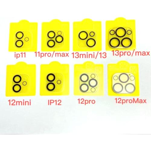 100PCS For IPHONE 13 Pro Max/13 Mini TOP 3D Full Covered Back Camera lens Tempered Glass screen protector