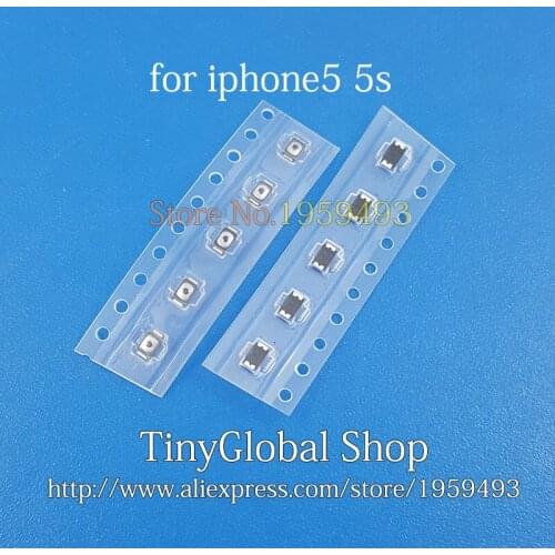 100pcs/lot XGE Power Button Switch Top Inner vol key ON OFF Contact Button replacement For iPhone 5 (5G) 5s iphone5/5S