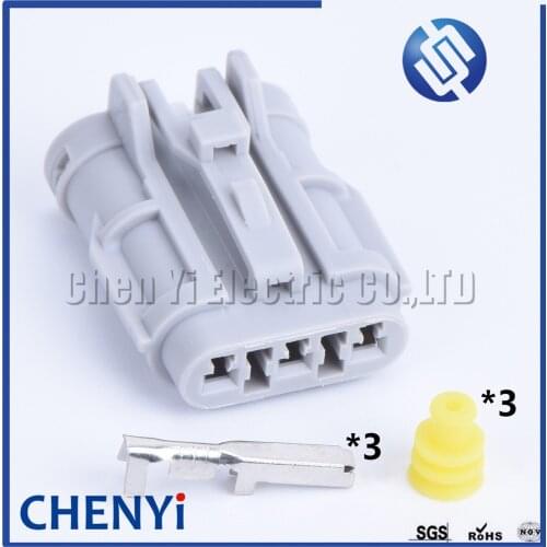 2 set 3 pin SWP KET female housing fog lamp auto connector MG640329 MG610327 for Engine Harness 7222-7434-40 7123-7434-40