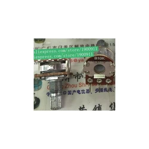 5pcs/lot APAI 148-type single bend potentiometer potentiometer B10K handle length 15MM flower with a step 41C