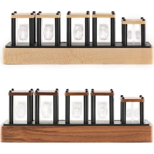 6 Bit Nixie Clock Retro Desk Colorful LED Analog Clock Home Decoration