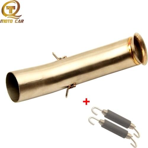 Motorcycle Mid Tube Connect Link Pipe Adapter Muffler Escape Moto for KTM Duke 390 Exhaust 2016 2017 2018 DUKE 125 Duke 250 RC