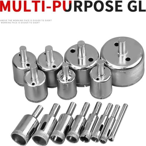 Diamond Hole Drill Bit Set Glass Hole Saw Cutter Tools Multifunctional 2019ing