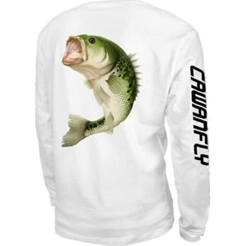Polyester Print Sublimation Quick Dry Fishing Mens Outdoor Sun Uniform Long Sleeve Fishing Jerseys Shirt For Outdoor Sports