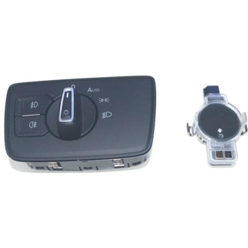 Auto Headlight Switch Fog Lamp Switch with Auto Headlight Rain Light Sensor for VW Passat B8 3G0 941 633 H