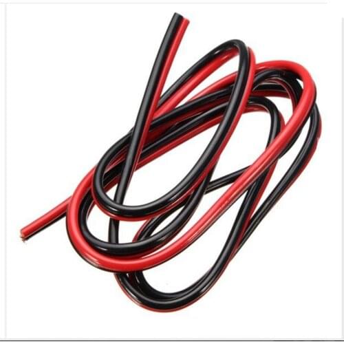 DuoWeiSi 3D Printer Parts 1 Meter Hot Bed Special Welding Wire Red And Black For 3D Printer Accessories