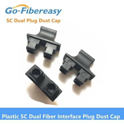 FTTH ROHS Silica/Plastic fiber transceiver module SC dual dust cap /SC dual fiber interface plug /Media Converter SC dust cap
