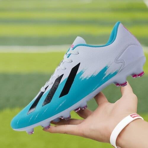 Football shoes men and women children AG long nails Messi adult X19 Falcon Ronaldo student TF broken nail training football shoe