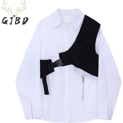 Черно-белые блузки GJBD China At AliExpress