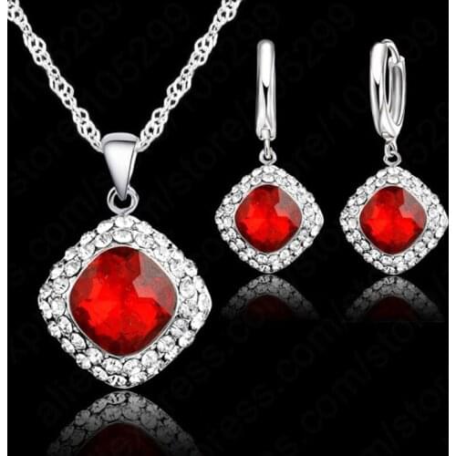 Classic Jewelry Sets Bridal Jewelry Woman't Necklace Earring Sets Top Elegant New Arrival Wedding Engagement Gifts