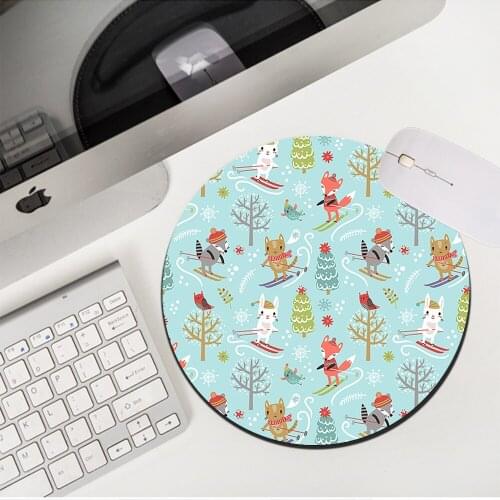 MRGLZY Drop Shipping Animal Pattern Small Mouse Pad Genshin Impact Cute MousePad DeskMat Non-slip Rubber PC Gaming Accessories