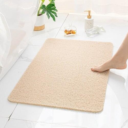Bathroom Non-Slip Mats Shower Room Bathing Stepping Mats PVC Quick-Drying Soft Bathroom Toiletsaterproof Mats