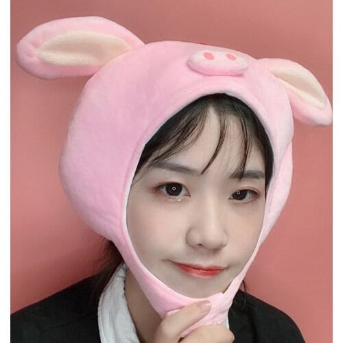 Novelty Funny Cute Cartoon Plush Hat Toy Cosplay Costume Party Dress Up Photo PropNovelty