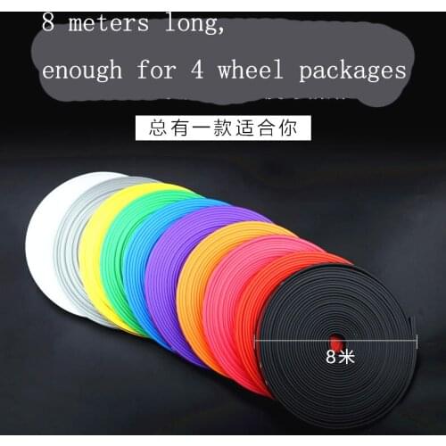New 8M Car-styling car wheel rim trim tire retaining wire for Volkswagen POLO Tiguan Passat Golf EOS Scirocco Bora Lavida Touare