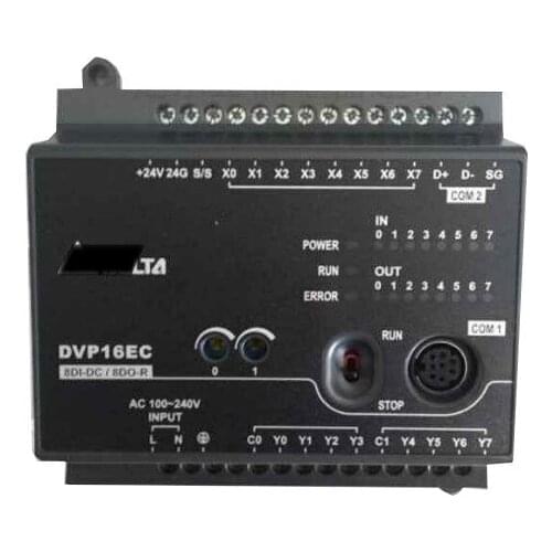 New Original DVP10EC00R3 PLC 100-240VAC DI6 DO4 Relay Output Programmable Controller Module