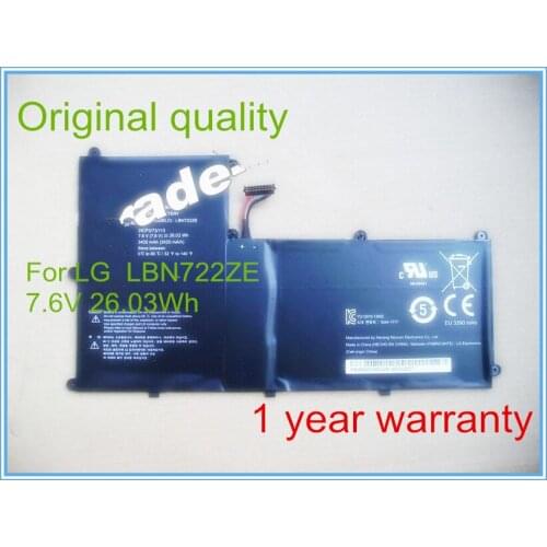 Original laptop battery for LBN722ZE 7.6V 26.03Wh laptop battery