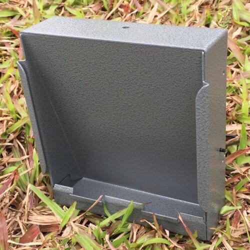 Grey Square Steel Pellet Trap-5.50"*5.50"