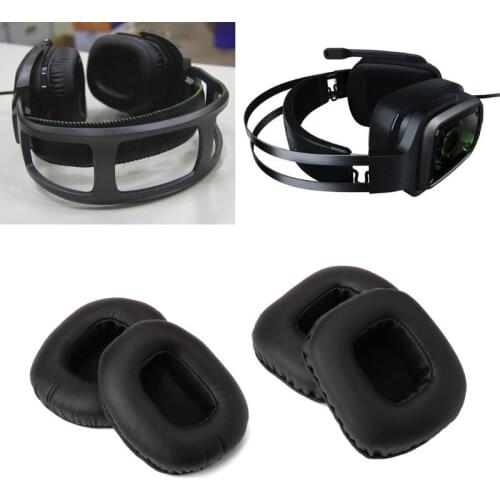 Replace Eapads Earmuffs Cushion for Razer Tiamat 7.1/2.2 Over Surround Sound PC Gaming Headphone Headsets
