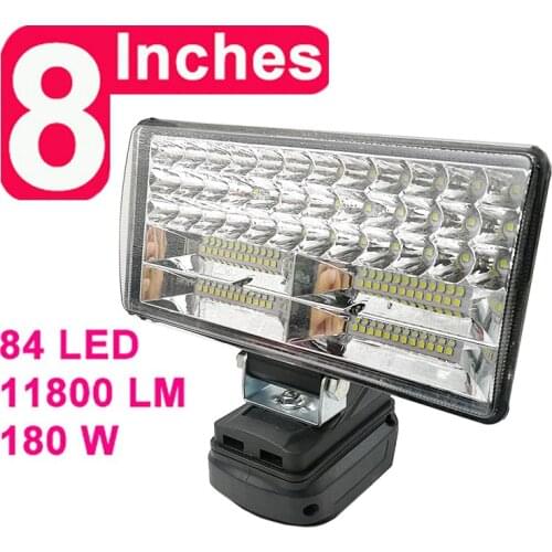 LED Work Lights Flashlight Electric Torch Spotlight Car Lamp for Makita 18V Li-ion Battery Adapter BL1815 BL1830 USB Power Bank