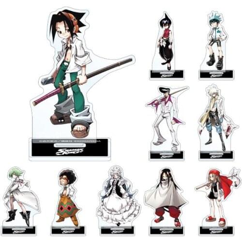Japan Anime SHAMAN KING Large Acrylic Stand Model Tabletop Decor Toy BOKUTOU NO RYUU YOU ASAKURA AMIDAMARU MANTA OYAMADA