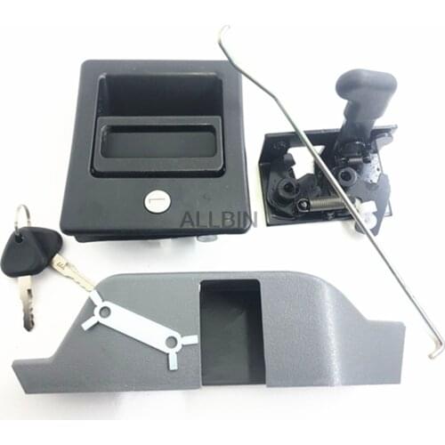 For VOLVO EC 210B/240/290/360/380/460 Door lock assembly Inside and outside handle lock block excavator accessories