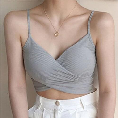 Women Crop Tops Tube Seamless Underwear Female Cropped Top Streetwear Intimates Sexy Lingerie Padded Tube Bra Bandeau Tops
