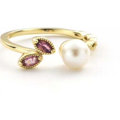 2018 New Fashion Gemstone Real 925 Pure Silver Ring For Lady Classic Elegance With Crystal Rings For Women Wedding Party Gift