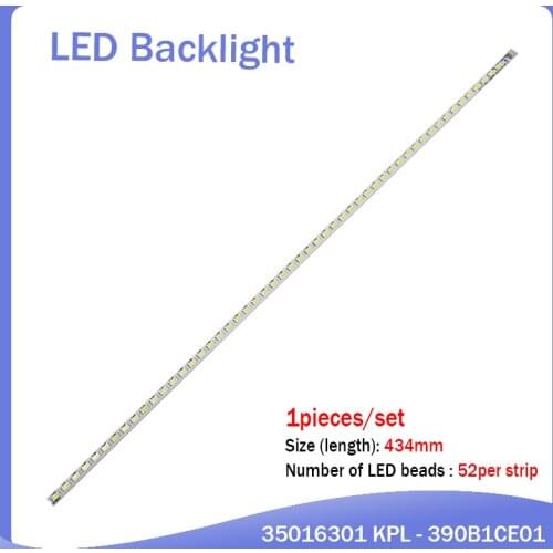 1piece/lot For Konka LED40F2200NE LCD TV backlight strip 35016301 KPL 390B1CE01 1PCS=52LED 434MM 100%NEW