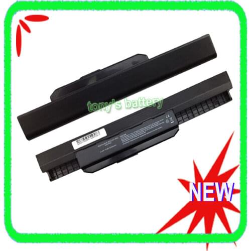 6 Cell Battery For Asus A31-K53 A43B A43BY A43E A43F A43JE A43JQ A53JC K43S K53J K53SV X43 X43JF X43SR P43S P53S P54 Laptop