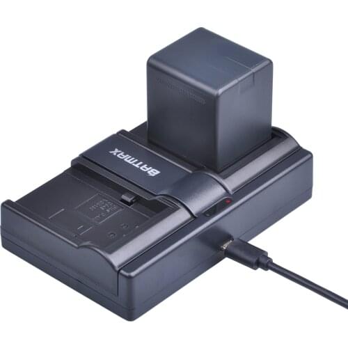 Batmax 1PC VW-VBN260 VBN260 Camera Battery+Charger for Panasonic HC-X800 HC-X810 HC-X900 HC-X910 HC-X920 HC-X920M HDC-HS900