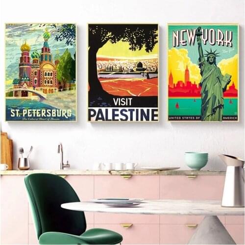 5d Diamond Painting Bangkok Tel Aviv Europe World City Tour Diamond Embroidery Diamond Mosaic Cross Stitch Kits Room Decoration