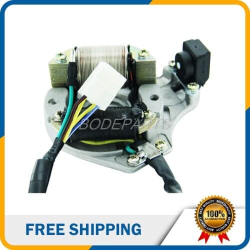 Free Shipping High Quality Motorcycle Motor Upper Electric Start Stator Coil For Zongshen Lifan Loncin 70cc-125cc Engine