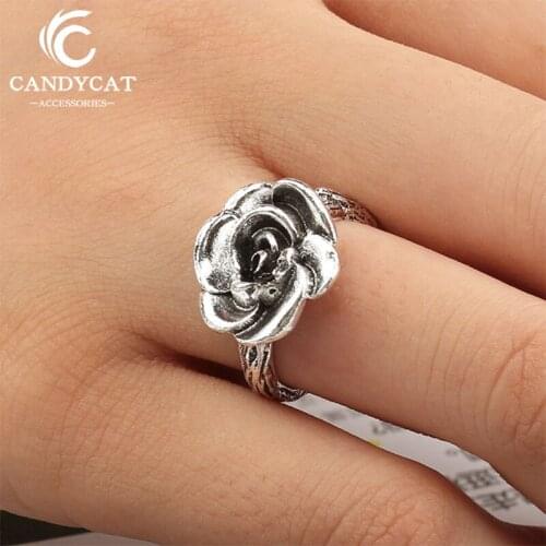 Candycat Women's Silver Rings