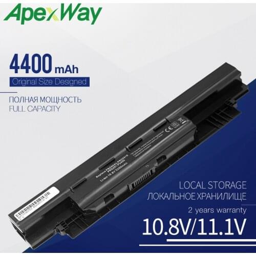 Black 10.8V ApexWay Laptop Battery A32N1331 for ASUS PU551 series PU450 PU450C PU45052 PRO451 PRO551L PRO551E 4400mAh 6 Cell