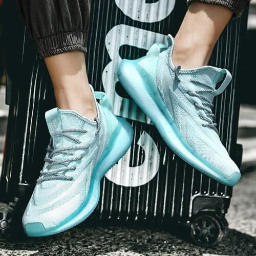 For sport Sneaker de shoe sale spring Breathable casual Fashionable s sneakers-mens para sneakers casuales knitting summer Male