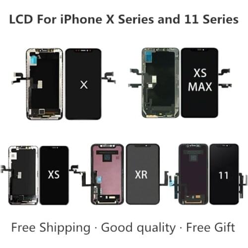 Screen Pantalla LCD HE ZY Oled Incell Display Free Shipping For iPhone X XS Xsmax Xr Touch Screen Assembly For iPhone11 Pro Max