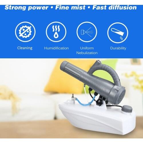 Electric ULV Fogger Portable Ultra-Low Volume Atomizer Sprayer Fine Mist Blower Humidifier Pesticide Nebulizer Electric Fogger 5