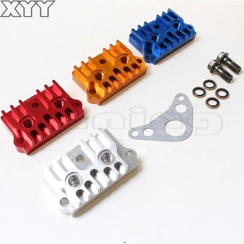 LF/YX 125cc 140cc CNC Oil Cooler Horizontal Engine Cylinder Cover Dirt Pit Bike Monkey Bike Atv Quad Spare Parts