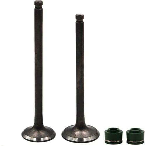 Motorcycle Intake Exhaust Valve Stem Kit for Kawasaki EL250 Eliminator Ninja ZZR250 EX250 GPX250R KLE250 Anhelo 1986-2007