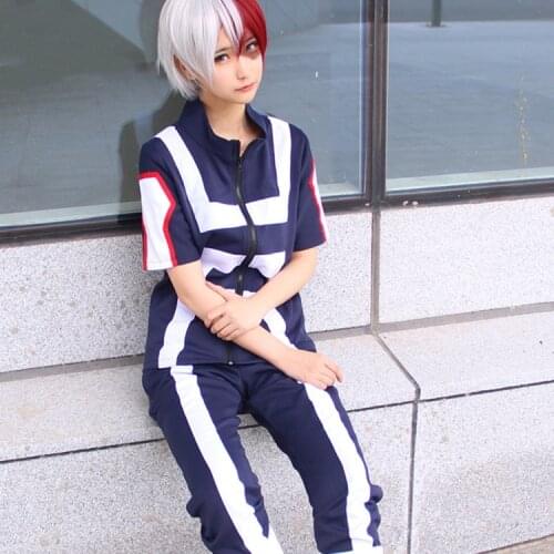 Boku no Hero Academia My Hero Academia OCHACO URARAKA Midoriya Izuku Bakugou Midoriya Iida School Sportswear Cosplay Costume