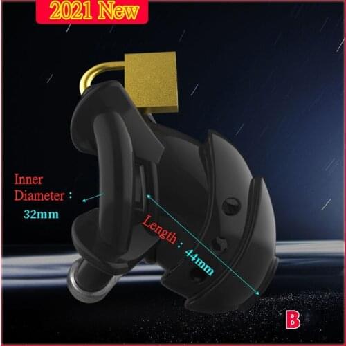 Silicone Male Chastity Device,Soft Cock Cage with Adjustable Cuff Penis Rings,Chastity Lock,Penis Sleeve,BDSM Sex Toys For Man